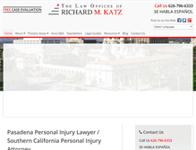 Tablet Screenshot of lawyer-personal-injury-law.com
